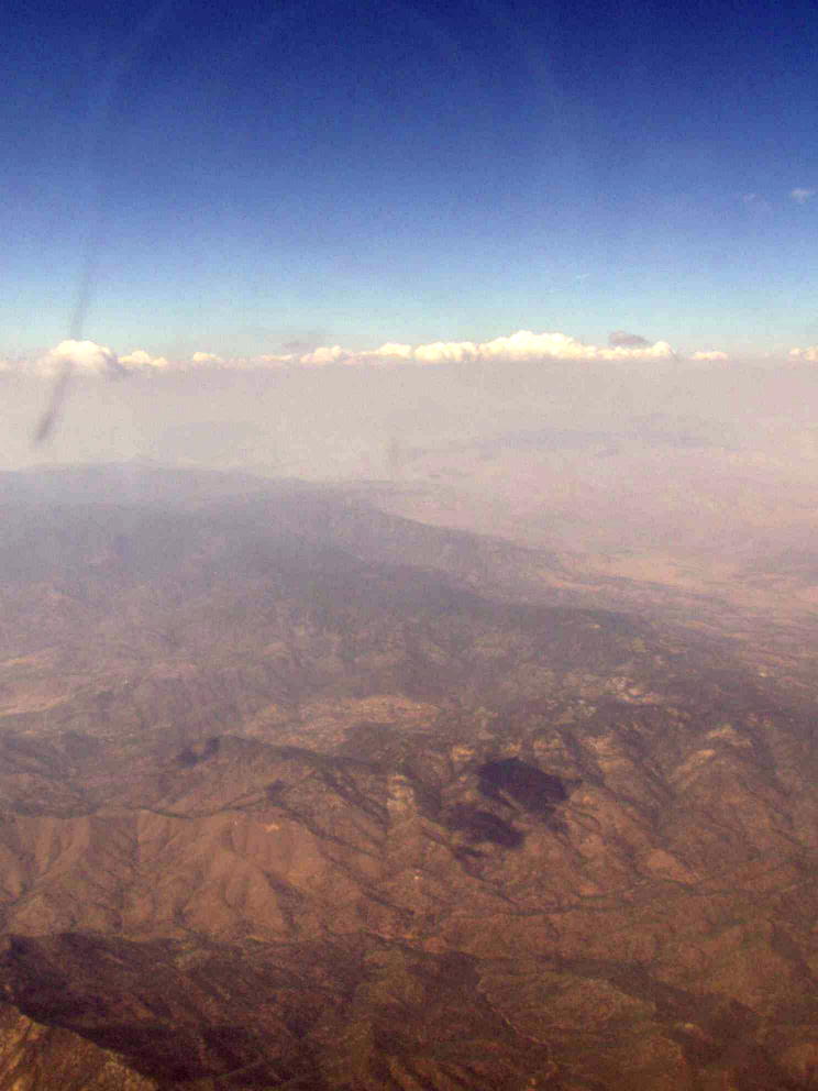 California haze from DC-8