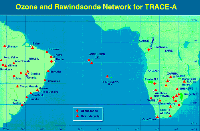 TRACE-A Sonde Network