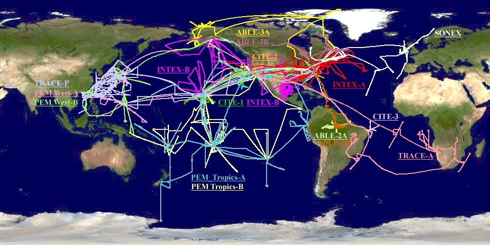 [Tropospheric Chemistry Mission Map]