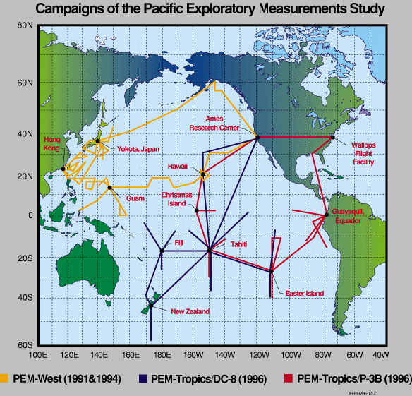 PEM Mission Flight Track