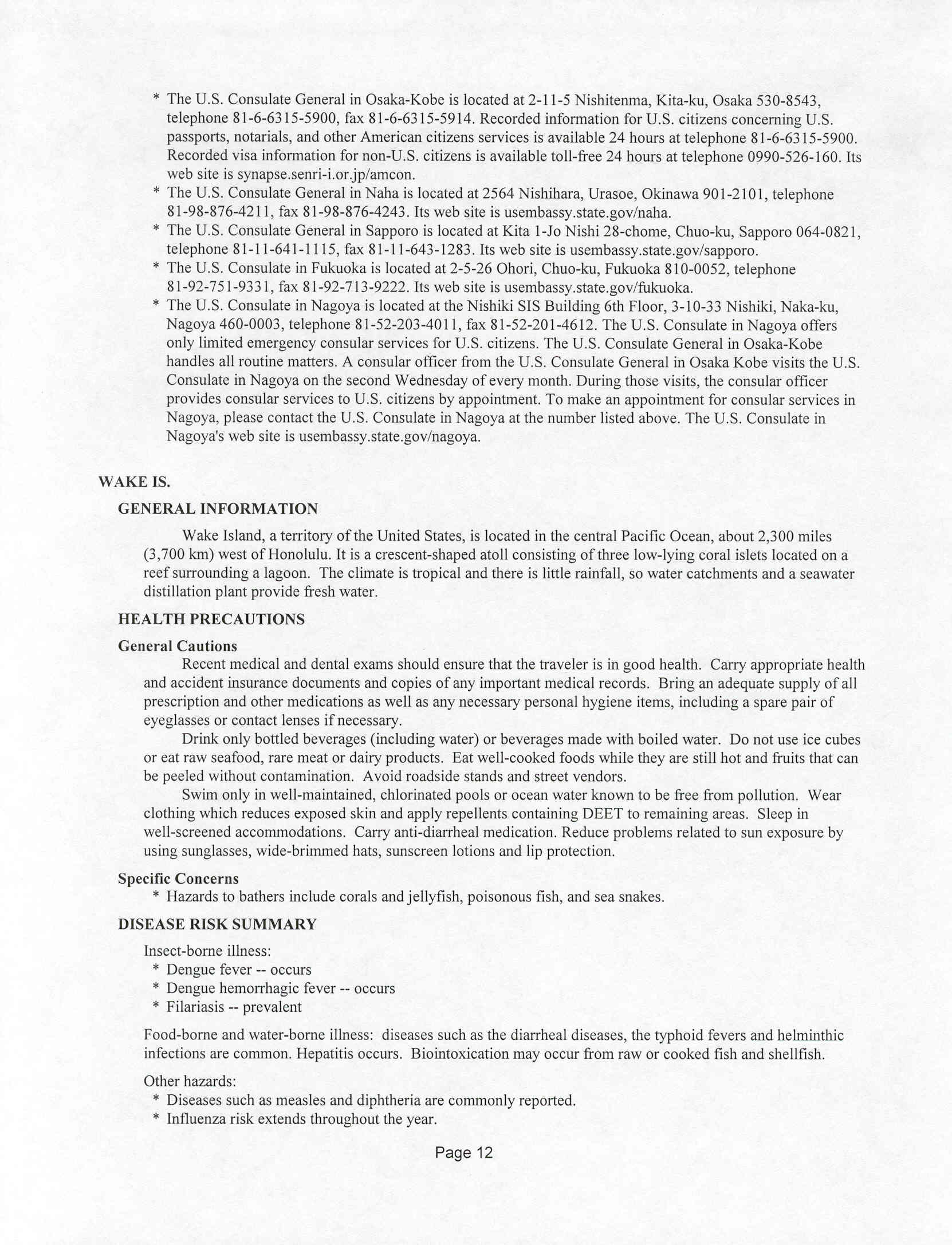 TRAVAX REPORT]