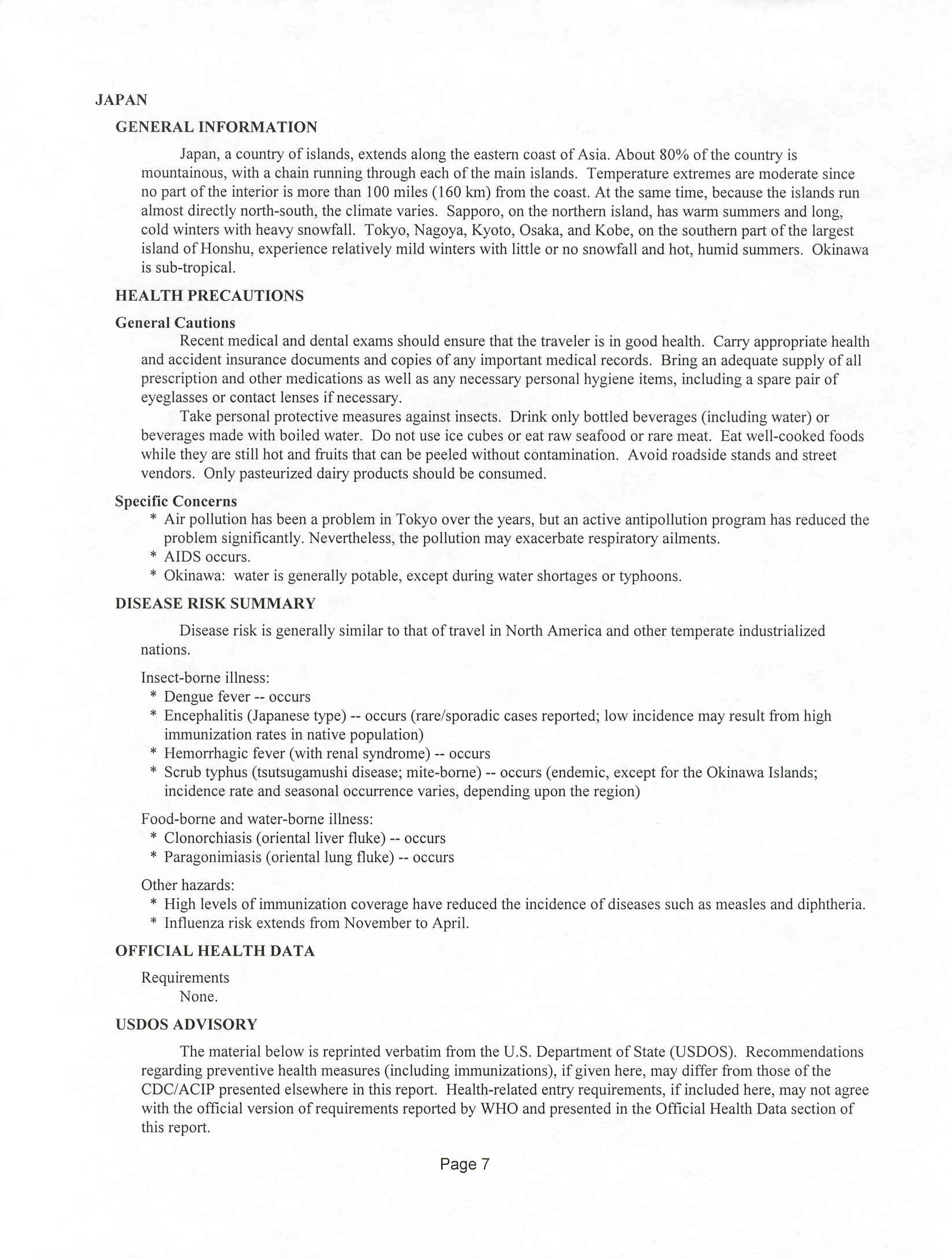 TRAVAX REPORT]